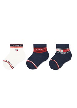 Tommy Hilfiger Zestaw 3 par wysokich skarpet dziecięcych 701220278 Kolorowy ze sklepu MODIVO w kategorii Skarpetki dziecięce - zdjęcie 181113225
