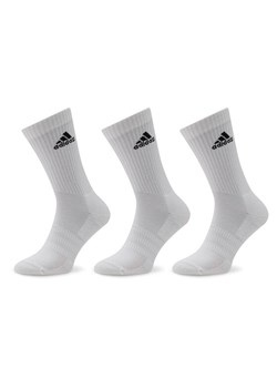 adidas Skarpety wysokie unisex Cushioned Crew Socks 3 Pairs HT3446 Biały ze sklepu MODIVO w kategorii Skarpetki damskie - zdjęcie 181113318