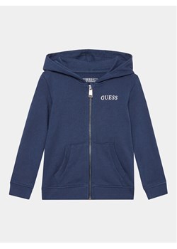 Guess Bluza N3YQ07 KAUG0 Granatowy Regular Fit ze sklepu MODIVO w kategorii Bluzy chłopięce - zdjęcie 181113357