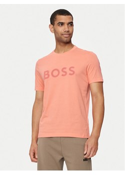 BOSS T-Shirt Tee 1 50512866 Różowy Regular Fit ze sklepu MODIVO w kategorii T-shirty męskie - zdjęcie 181113385