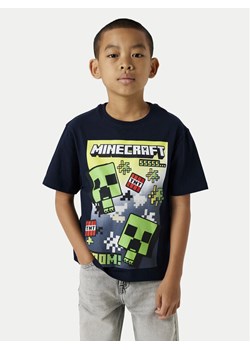 NAME IT T-Shirt Minecraft 13240871 Granatowy Standard Fit ze sklepu MODIVO w kategorii T-shirty chłopięce - zdjęcie 181113449