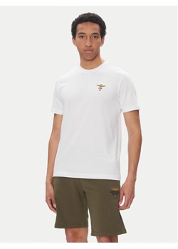 Aeronautica Militare T-Shirt 251TS1580J372 Biały Regular Fit ze sklepu MODIVO w kategorii T-shirty męskie - zdjęcie 181113739