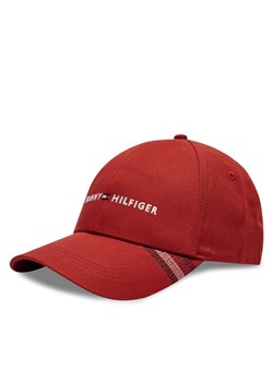 Tommy Hilfiger Czapka z daszkiem Foundation Cotton 6 Panel Cap AM0AM12532 Czerwony ze sklepu MODIVO w kategorii Czapki z daszkiem męskie - zdjęcie 181113989