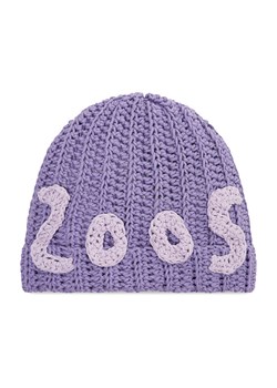 2005 Czapka Crocheted Fioletowy ze sklepu MODIVO w kategorii Czapki zimowe damskie - zdjęcie 181114029