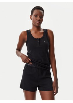 Tommy Hilfiger Piżama UW0UW05890 Czarny Regular Fit ze sklepu MODIVO w kategorii Piżamy damskie - zdjęcie 181114088