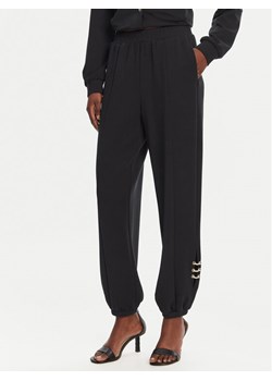 Liu Jo Sport Spodnie dresowe TA5229 J4869 Czarny Relaxed Fit ze sklepu MODIVO w kategorii Spodnie damskie - zdjęcie 181114278