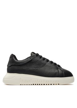 Emporio Armani Sneakersy X3X024 XF768 00002 Czarny ze sklepu MODIVO w kategorii Trampki damskie - zdjęcie 181114328