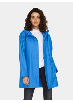 ONLY Kurtka przeciwdeszczowa New Ellen 15304784 Niebieski Regular Fit ze sklepu MODIVO w kategorii Kurtki damskie - zdjęcie 181114427