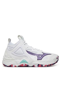Mizuno Buty halowe Wave Momentum 3 Mid V1GC2317 Biały ze sklepu MODIVO w kategorii Buty sportowe damskie - zdjęcie 181114529