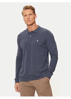 United Colors Of Benetton Polo 3088U3025 Granatowy Regular Fit ze sklepu MODIVO w kategorii T-shirty męskie - zdjęcie 181114666
