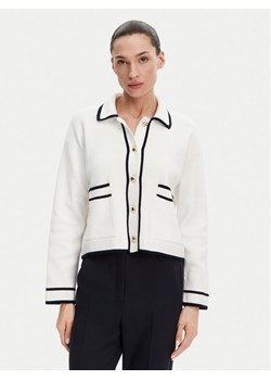 Barbour Kardigan LKN1621WH71 Écru Regular Fit ze sklepu MODIVO w kategorii Swetry damskie - zdjęcie 181114728