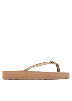 Tommy Hilfiger Japonki Elevated Chic Beach Sandal FW0FW08523 Beżowy ze sklepu MODIVO w kategorii Klapki damskie - zdjęcie 181114748