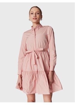 Red Valentino Sukienka koszulowa 1R0VAFP51FP Różowy Regular Fit ze sklepu MODIVO w kategorii Sukienki - zdjęcie 181114786