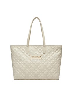 LOVE MOSCHINO Torebka JC4166PP1MLA0110 Écru ze sklepu MODIVO w kategorii Torby Shopper bag - zdjęcie 181114927