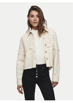 ONLY Kurtka jeansowa Elena 15232378 Beżowy Regular Fit ze sklepu MODIVO w kategorii Kurtki damskie - zdjęcie 181115078
