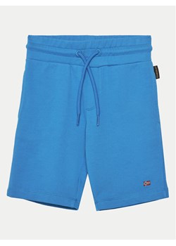 Napapijri Szorty sportowe Nalis NP0A4HK5B2W1 M Niebieski Regular Fit ze sklepu MODIVO w kategorii Spodenki chłopięce - zdjęcie 181115119