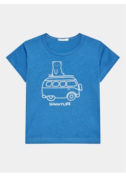 United Colors Of Benetton T-Shirt 3I1XA1030 Niebieski Regular Fit ze sklepu MODIVO w kategorii Koszulki niemowlęce - zdjęcie 181115657