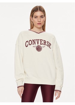 Converse Bluza Retro 10026039-A03 Écru Oversize ze sklepu MODIVO w kategorii Bluzy damskie - zdjęcie 181115675