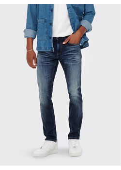 Only & Sons Jeansy Weft 22023251 Granatowy Regular Fit ze sklepu MODIVO w kategorii Jeansy męskie - zdjęcie 181115735