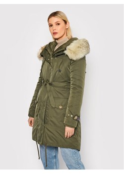 Blugirl Blumarine Parka RH1265-T8727 Zielony Regular Fit ze sklepu MODIVO w kategorii Parki damskie - zdjęcie 181115766