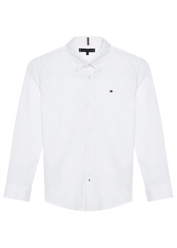 Tommy Hilfiger Koszula Oxford KB0KB06964 D Biały Regular Fit ze sklepu MODIVO w kategorii Koszule chłopięce - zdjęcie 181115786