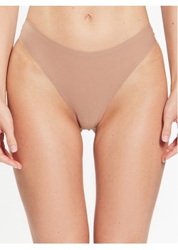Chantelle Stringi Soft Stretch C26490 Brązowy ze sklepu MODIVO w kategorii Majtki damskie - zdjęcie 181115877