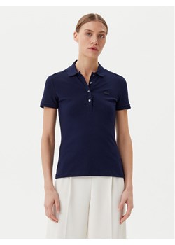 Lacoste Polo PF5462 Granatowy Slim Fit ze sklepu MODIVO w kategorii Bluzki damskie - zdjęcie 181115989