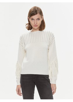 Pinko Sweter Libellula 102082 A19L Écru Regular Fit ze sklepu MODIVO w kategorii Swetry damskie - zdjęcie 181116129