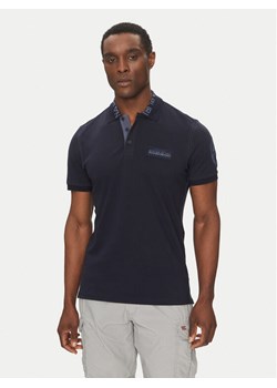 Napapijri Polo E-Amundsen NP0A4IN9 Granatowy Regular Fit ze sklepu MODIVO w kategorii T-shirty męskie - zdjęcie 181116378