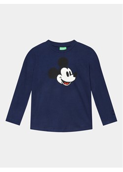 United Colors Of Benetton Bluzka 3096C10G0 Granatowy Regular Fit ze sklepu MODIVO w kategorii T-shirty chłopięce - zdjęcie 181116455