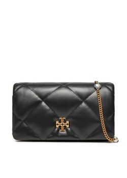 Tory Burch Torebka Kiara Charm Diamiond Quilt 162139 Czarny ze sklepu MODIVO w kategorii Kopertówki - zdjęcie 181116476