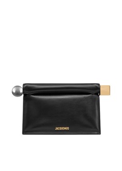 JACQUEMUS Torebka La Pochette Rond Carre 24E233BA356-3171 Czarny ze sklepu MODIVO w kategorii Kopertówki - zdjęcie 181116557