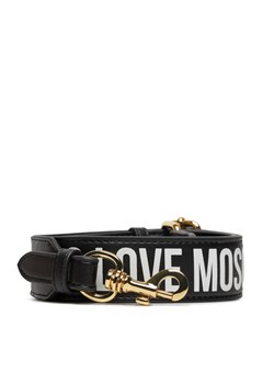 LOVE MOSCHINO Wymienny pasek do torebki JC6404PP1LLV100A Czarny ze sklepu MODIVO w kategorii Paski damskie - zdjęcie 181116598