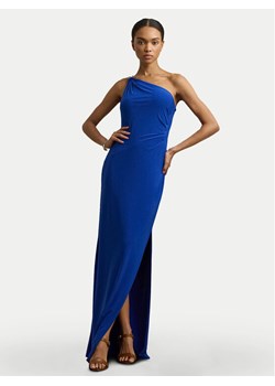 LAUREN RALPH LAUREN Sukienka wieczorowa 253751483032 Niebieski Slim Fit ze sklepu MODIVO w kategorii Sukienki - zdjęcie 181116625