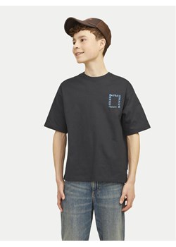 Jack&Jones Junior T-Shirt Brooklyn Graphic 12263183 Czarny Relaxed Fit ze sklepu MODIVO w kategorii T-shirty chłopięce - zdjęcie 181116657