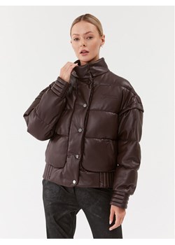 Guess Kurtka puchowa Ivana W3BL12 WFSP0 Brązowy Regular Fit ze sklepu MODIVO w kategorii Kurtki damskie - zdjęcie 181116665