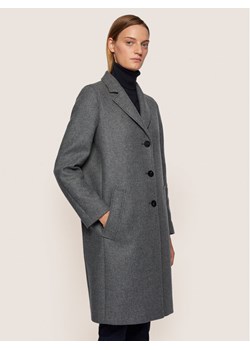 Boss Płaszcz wełniany C_Coluise 50436302 Szary Regular Fit ze sklepu MODIVO w kategorii Płaszcze damskie - zdjęcie 181116979