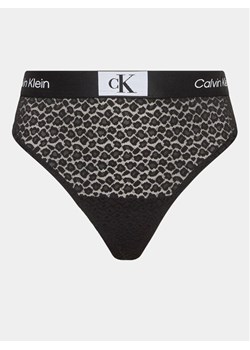 Calvin Klein Underwear Stringi 000QF7235E Czarny ze sklepu MODIVO w kategorii Majtki damskie - zdjęcie 181117159