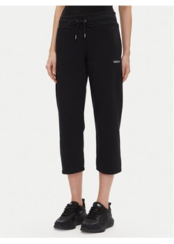 DKNY Sport Spodnie dresowe DP5P3624 Czarny Regular Fit ze sklepu MODIVO w kategorii Spodnie damskie - zdjęcie 181117169