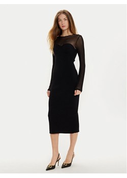TWINSET Sukienka koktajlowa 242AT3040 Czarny Slim Fit ze sklepu MODIVO w kategorii Sukienki - zdjęcie 181117318