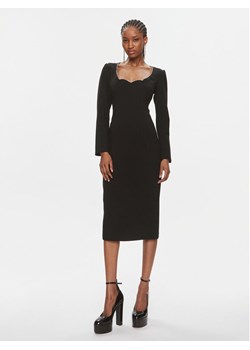 Nissa Sukienka koktajlowa RS14259 Czarny Slim Fit ze sklepu MODIVO w kategorii Sukienki - zdjęcie 181117359