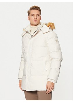 Guess Kurtka puchowa M4BL53 WG7X2 Écru Regular Fit ze sklepu MODIVO w kategorii Kurtki męskie - zdjęcie 181117568
