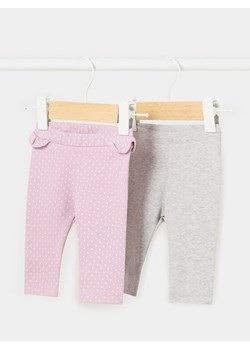 Mayoral Komplet 2 par legginsów 2.755 Fioletowy Regular Fit ze sklepu MODIVO w kategorii Legginsy niemowlęce - zdjęcie 181117595
