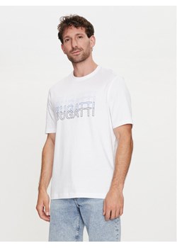 Bugatti T-Shirt 8350 55042A Biały Modern Fit ze sklepu MODIVO w kategorii T-shirty męskie - zdjęcie 181117686