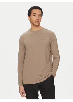 BOSS Longsleeve 50506365 Beżowy Regular Fit ze sklepu MODIVO w kategorii T-shirty męskie - zdjęcie 181117786