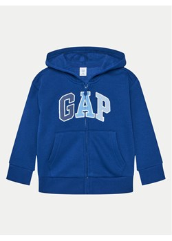 Gap Bluza 609576-02 Niebieski Regular Fit ze sklepu MODIVO w kategorii Bluzy chłopięce - zdjęcie 181117838