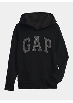 Gap Bluza 794528-00 Czarny Regular Fit ze sklepu MODIVO w kategorii Bluzy chłopięce - zdjęcie 181117856