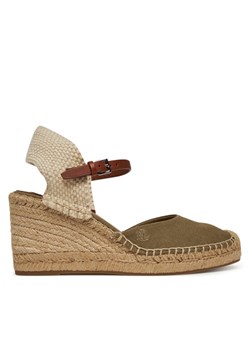 LAUREN RALPH LAUREN Espadryle Robby 802966885001 Khaki ze sklepu MODIVO w kategorii Espadryle damskie - zdjęcie 181117907