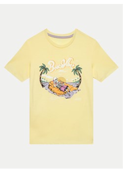 Jack&Jones Junior T-Shirt Zion 12249732 Żółty Regular Fit ze sklepu MODIVO w kategorii Bluzki dziewczęce - zdjęcie 181117909