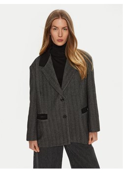 Haveone Marynarka JMY-M051 Czarny Regular Fit ze sklepu MODIVO w kategorii Marynarki damskie - zdjęcie 181117968